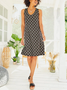 Crew Neck Boho Loose Dress