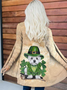 Shamrock Animal Regular Fit Casual Other Coat