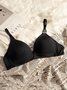 Soft Stretch Breathable Wireless Triangle Cup Bra