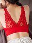 Lace Soft Comfortable Breathable No Steel Rim Tank Bra