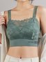 Lace Soft Comfortable Breathable No Steel Rim Tank Bra