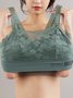 Lace Soft Comfortable Breathable No Steel Rim Tank Bra