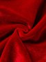 Valentine's Day Lace Gold Velvet Pajamas Homewear Set Plus Size