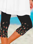 Casual Floral Vacation Leggings