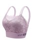 Lace Soft Comfortable Breathable No Steel Rim Tank Bra