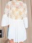 Lace Vacation Plain Coat