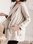 Plain Loose Casual Trench Coat