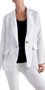 Plain Casual Loose Cotton Blazer
