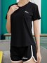 Comfortable Soft Modal Short Sleeve Shorts Loungewear Pajamas Set