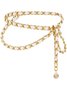 Daily Leather Chain Stitching Waist Chain Party Party Accessories
