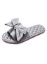 Bow Decor LOVE Casual House Slippers