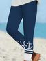 Casual Anchor Sea Tight Leggings