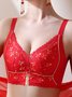 Adjustable Push Up Underwear Sexy Lace Steelless Bra