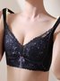 Adjustable Push Up Underwear Sexy Lace Steelless Bra