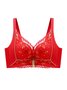 Adjustable Push Up Underwear Sexy Lace Steelless Bra