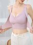 Non-marking Adjustable Correction Front Open Button No Steel Ring Underwear
