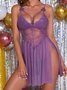 Valentine's Day Lace Suspender Skirt Thong Sexy Lingerie Set