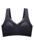 Lace Push Up Adjustable Wireless Bra