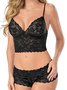 Valentine's Day Lace Bow Sexy Lingerie Set