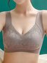 Lace Push Up Adjustable Wireless Bra