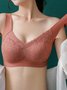 Lace Push Up Adjustable Wireless Bra