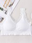 Lace Edge High Stretch Breathable Seamless Tank Top Underwear