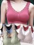 Lace Edge High Stretch Breathable Seamless Tank Top Underwear