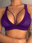 Valentine's Day Sheer Mesh Silk Stripe Sexy Bra