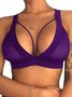Valentine's Day Sheer Mesh Silk Stripe Sexy Bra