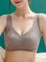 Lace Push Up Adjustable Wireless Bra