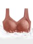 Lace Push Up Adjustable Wireless Bra