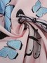 Sexy Deep V Butterfly Print Pajamas Camisole Shorts Casual Homewear Set