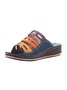 JFN  Women Casual Summer Color Comfy Low Heel Wedge Sandals