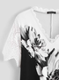 JFN V Neck Floral Casual Midi Dress