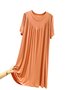 Soft and Comfortable Modal Loose Short Sleeve Nightdress