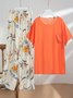 Floral Short Sleeve Trousers Pajamas Casual Homewear Set