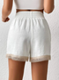 Cotton Plain Loose Shorts