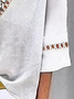 V Neck Cotton And Linen Linen Shirt