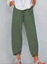 JFN Solid Casual Pants