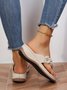 JFN Vintage Floral Casual Wedge Flip-Flops