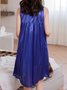 Sexy Lace Loose Ice Silk Nightdress