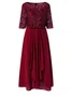 Women's Elegant Mother Of The Bride Dress Wedding Guest Dress