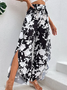 Loose Vacation Floral Pants