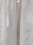 Loose Linen Plain Cotton And Linen Shorts