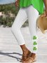 Four-Leaf Clover Tight Boho Leggings