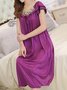 Sexy Lace Mid Length Home Night Dress