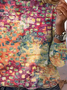 Plus Size Loose Abstract Long sleeve Casual T-Shirt