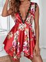 Sexy Deep V Lace Floral Nightdress