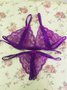 Valentine's Day Lace Open File Sexy Lingerie Set