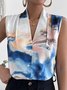 Regular Fit Simple Ombre Blouse